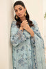 Afrozeh Festive Chikankari Lawn Collection – Powder Blue