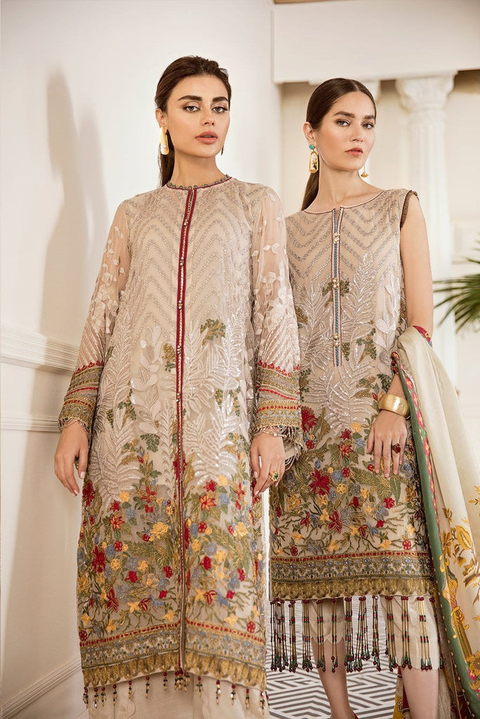 Baroque Chantelle Embroidered Chiffon Collection 2019 – Sepia