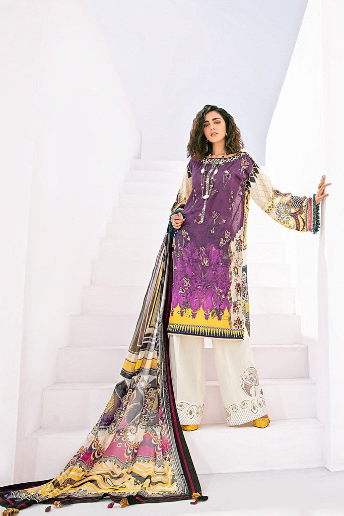 Baroque Fuchsia Lawn Collection 2020 – RANG-E-BAHAR