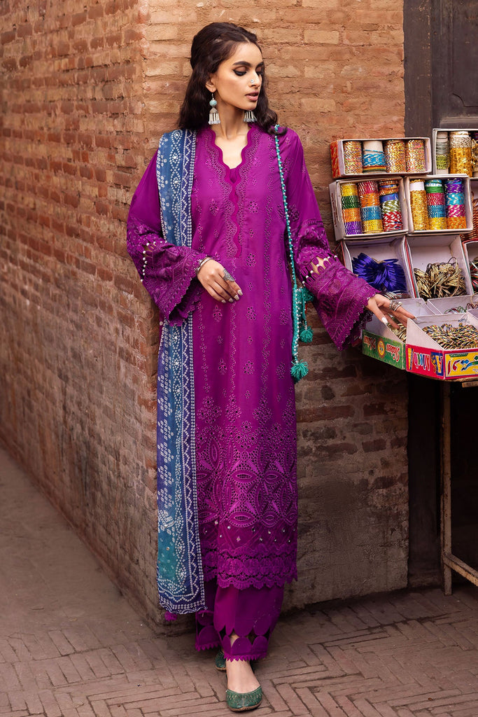 Nureh Bazaar Festive Lawn Collection 2024 – NS-125