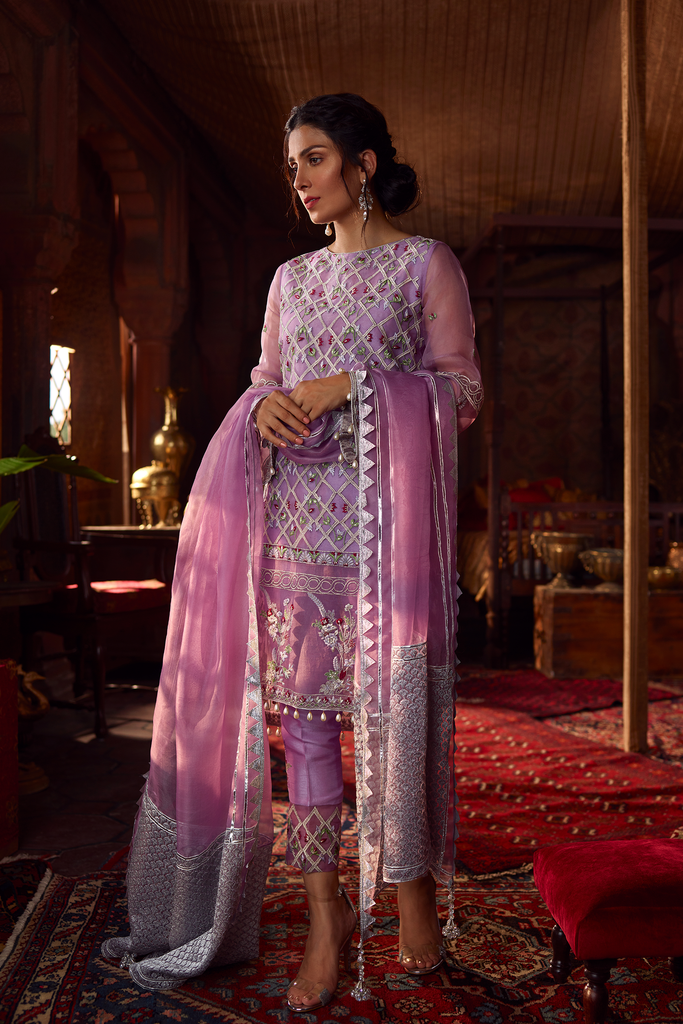 Qalamkar X Faiza Saqlain – Razia Wedding Collection 2019 – Azeen QF-09