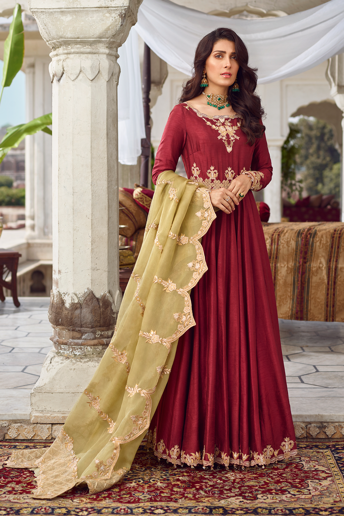 Qalamkar X Faiza Saqlain – Razia Wedding Collection 2019 – Anan QF-06