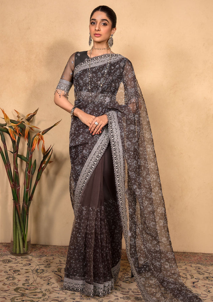Jahan Aara by Nayab Unstitched Saree Collection – NS 002 JAIPUR