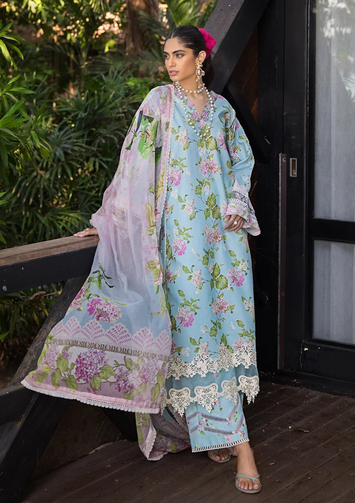 Elaf Embroidered Limited Edition Lawn Collection – ESL-05A STARLIT HARMONY