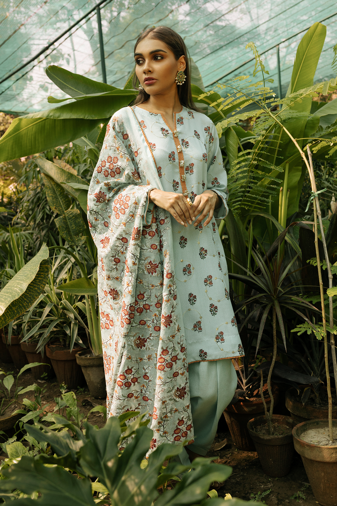 Qalamkar Rehab Luxury Winter Collection (With Shawl) – Kashmiri Tanka QWK-01