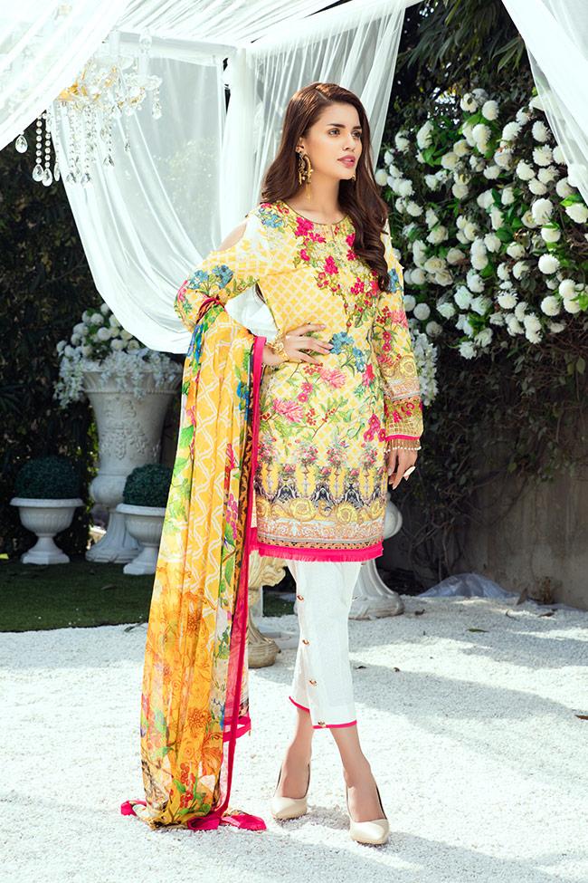 Gulaal Lawn Collection Vol-1 2018 – GL-11 Yellow