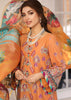 Elaf Festive Chikankari Lawn Collection 2023 – ELC-08 TANGERINE