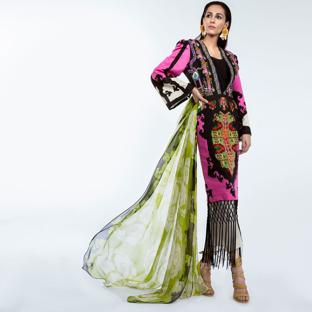 Sana Safinaz Lawn Muzlin 2018 – M21A