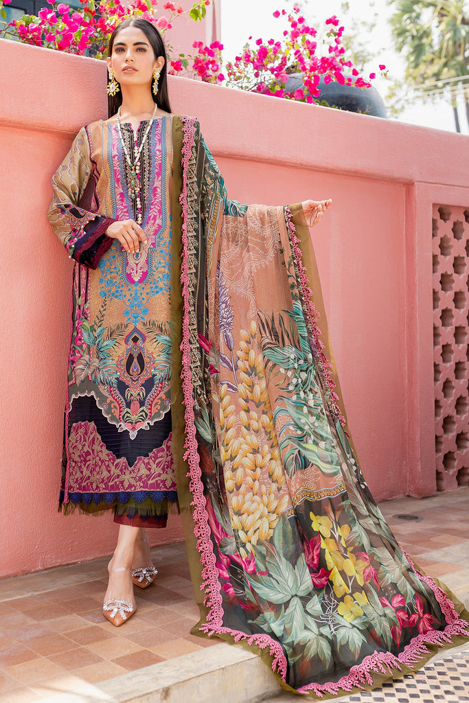 Jade Urbane Lawn Collection with Chiffon Dupatta – 20133A