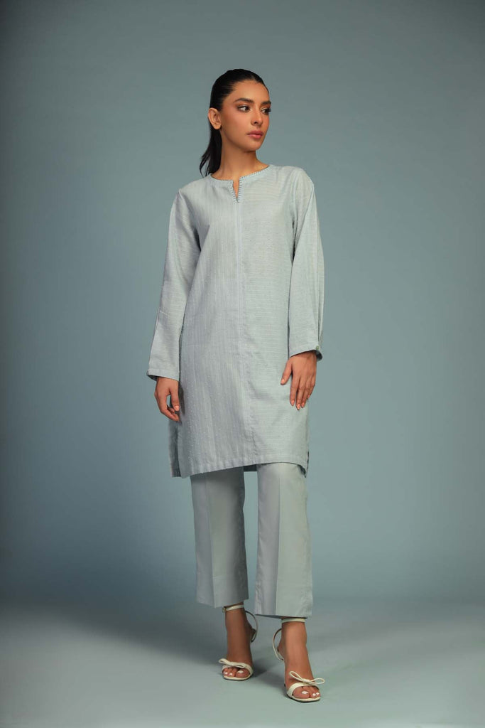 Sahar Stitched/Pret Shirt/Trouser Co-Ord Sets – Serene Sky