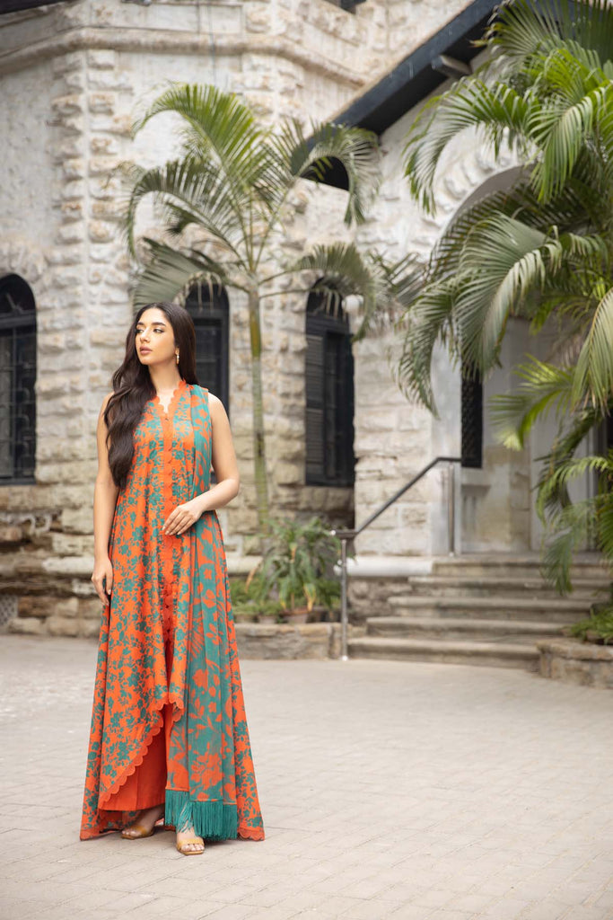 Sahar Printed Cambric 3 Piece Collection –AWC-V1-23-01