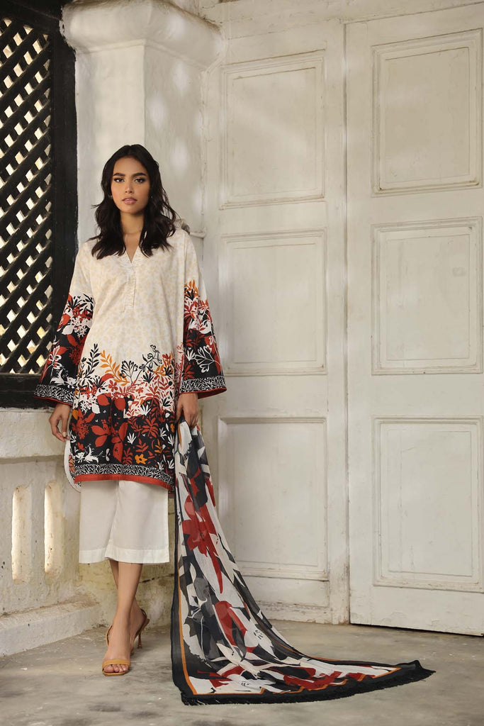 Sahar Printed Cambric 3 Piece Collection –AWC-V1-23-03