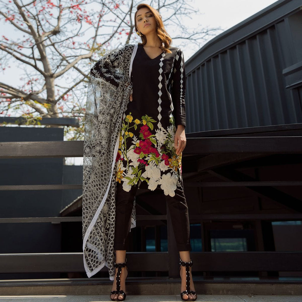 Sana Safinaz Lawn Muzlin 2018 – M27A