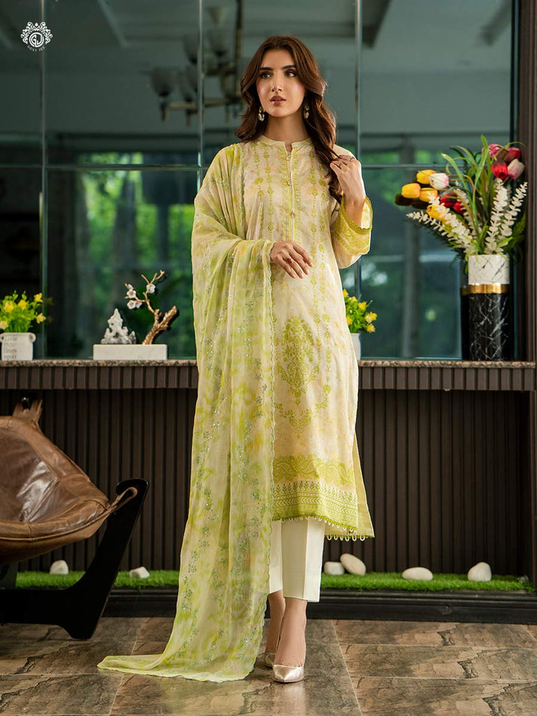 Gulljee Laleh Lawn Collection – GLL2301A12