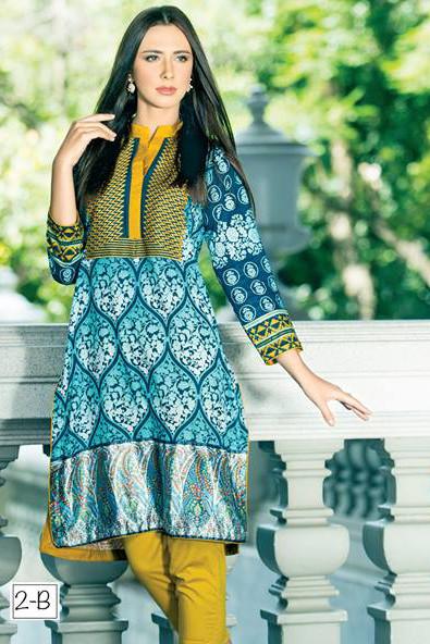 Zanisha Embroidered Kurti 2016 – 2B - YourLibaas
 - 1