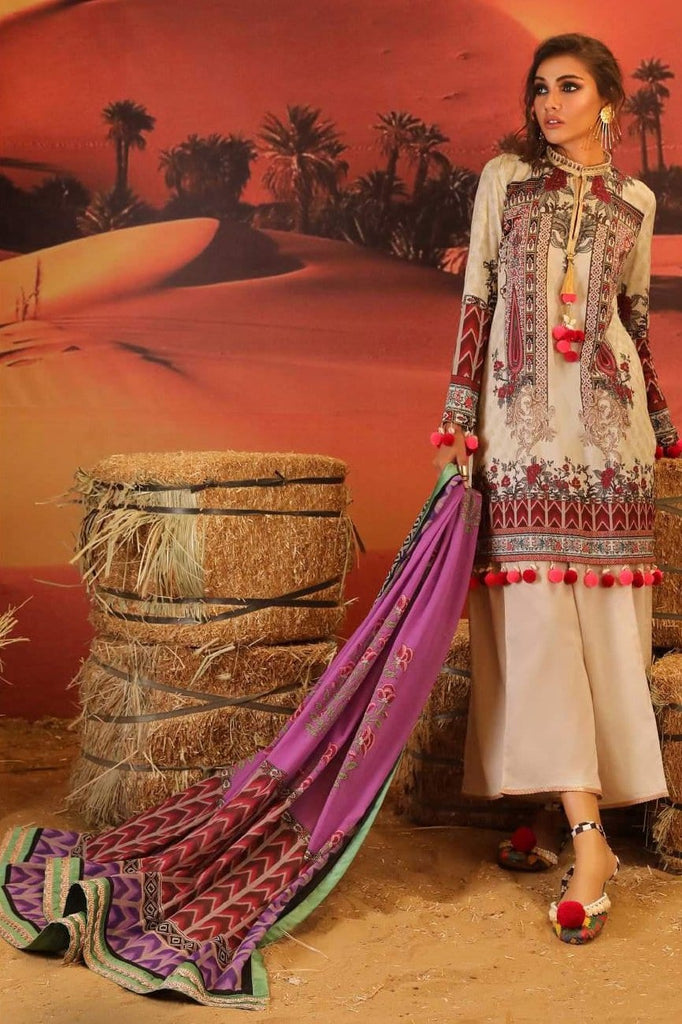 Sana Safinaz Mahay Lawn Collection 2019 – 2B