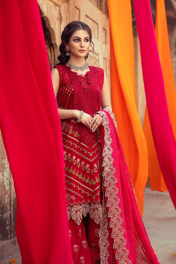 Charizma Signature Embroidered Lawn Collection 2021 – Rosy Future ELS-04