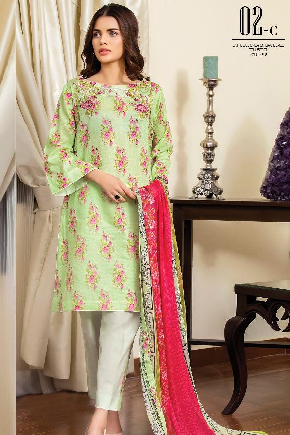 Sahil Designer Lawn Collection Vol-8 – 02C