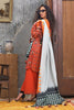 Gul Ahmed Winter Collection – Check On Trend – 3 PC Embroidered Khaddar Suit K-91