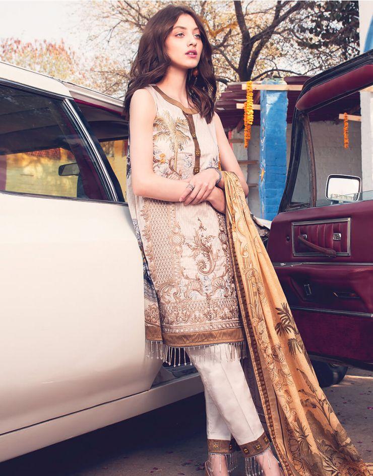 Rang Rasiya Rouge Lawn Collection 2018 – 3006 A