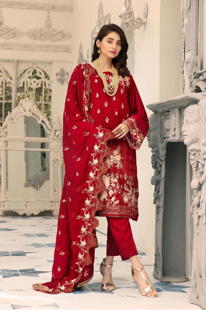 Shaista Embroidered Velvet Collection 2019 – SVC-300