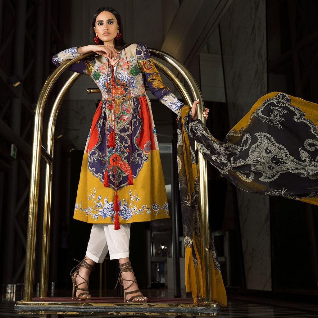 Sana Safinaz Lawn Muzlin 2018 – M30A