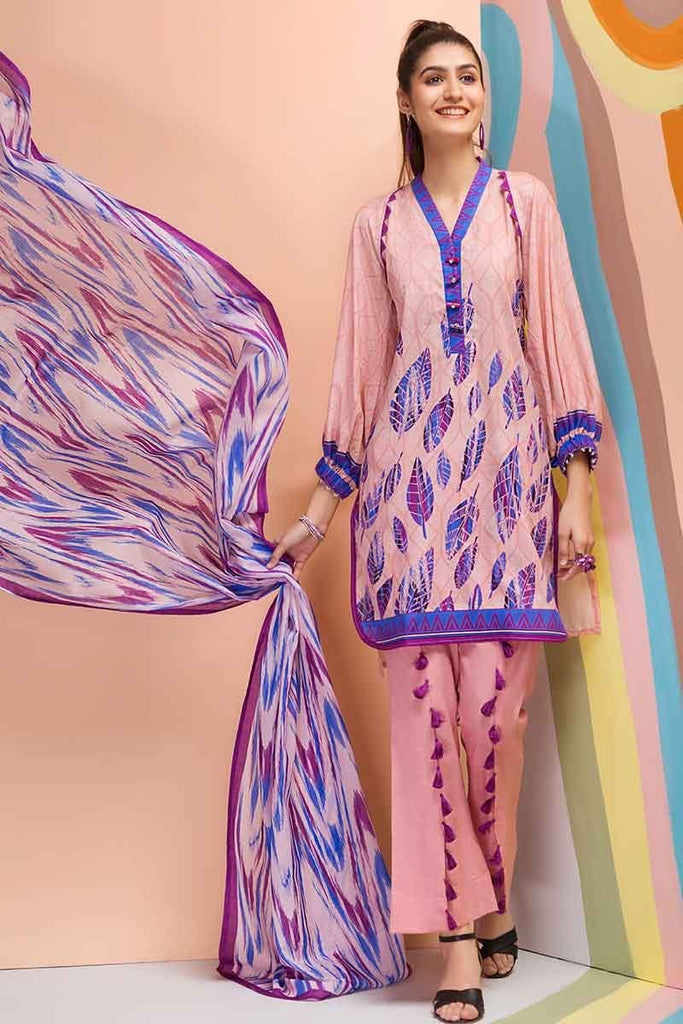 Gul Ahmed Malmal Collection 2019 – 3 PC Lawn Suit CL-434 B