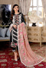 Crimson by Saira Shakira Luxury Lawn Collection 2021 – D4 -B - Pleated Perfection - Midnight