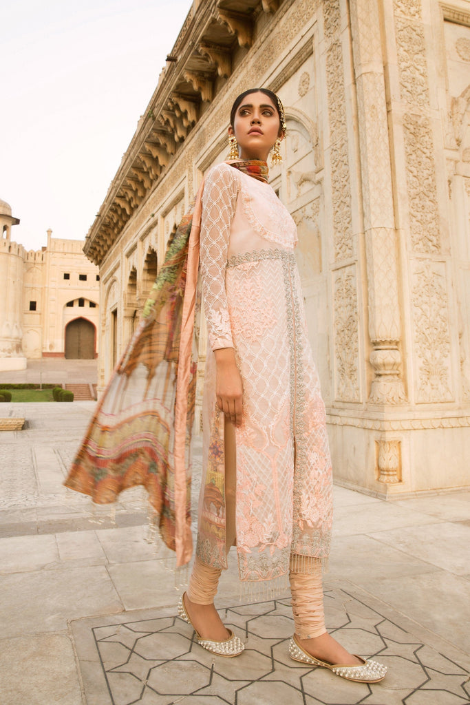 Qalamkar Bagh-e-Bahar Luxury Festive Collection – Nilufar