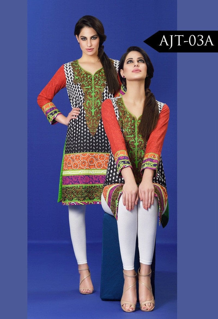 Asim Jofa Lawn Tunics Collection - AJT-3A - YourLibaas
 - 1