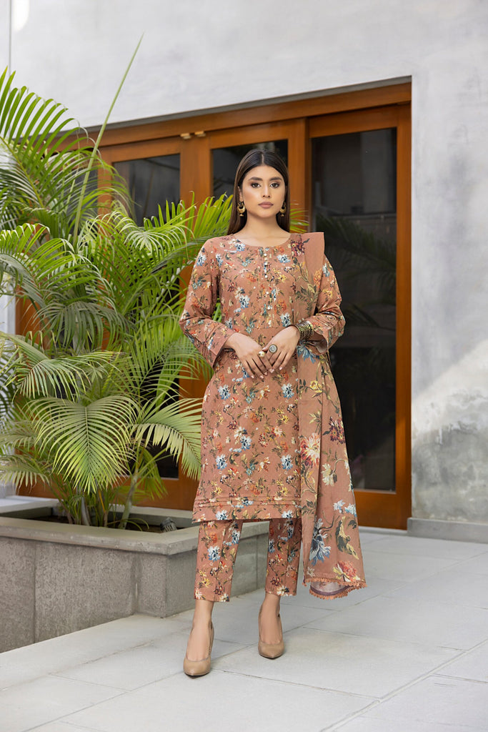 Identic Stitched Lawn Collection – ISE-3