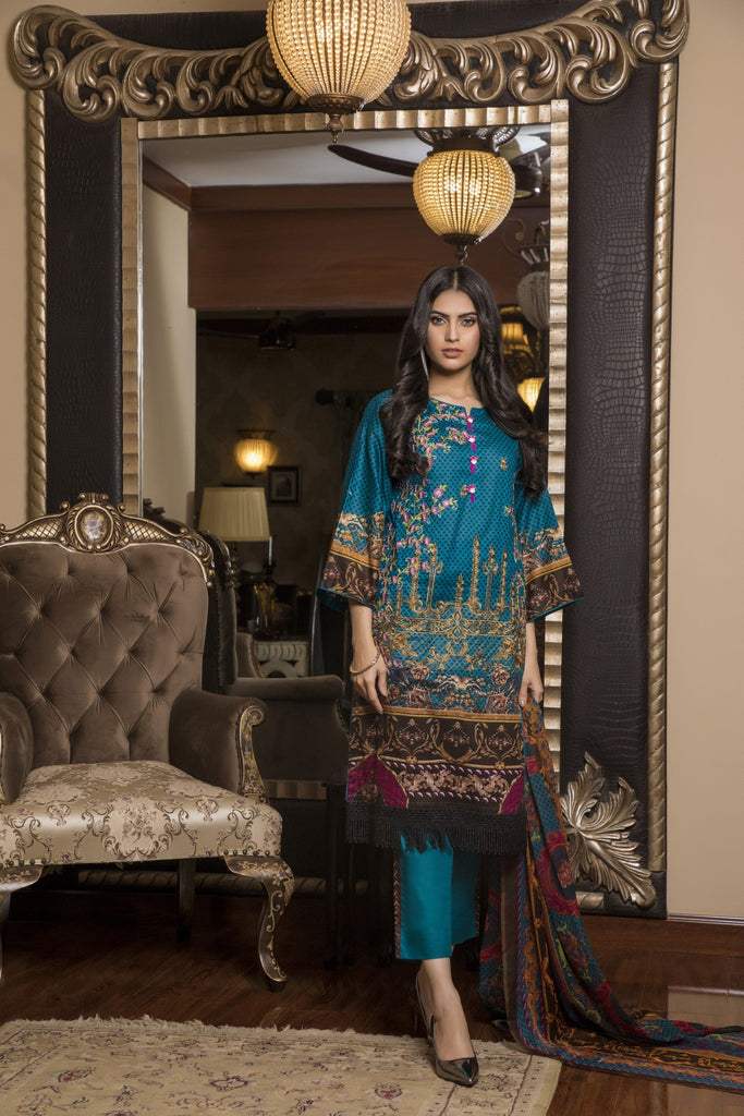 Sahil Exclusive Embroidered Lawn Collection 2019 – SE19-3B