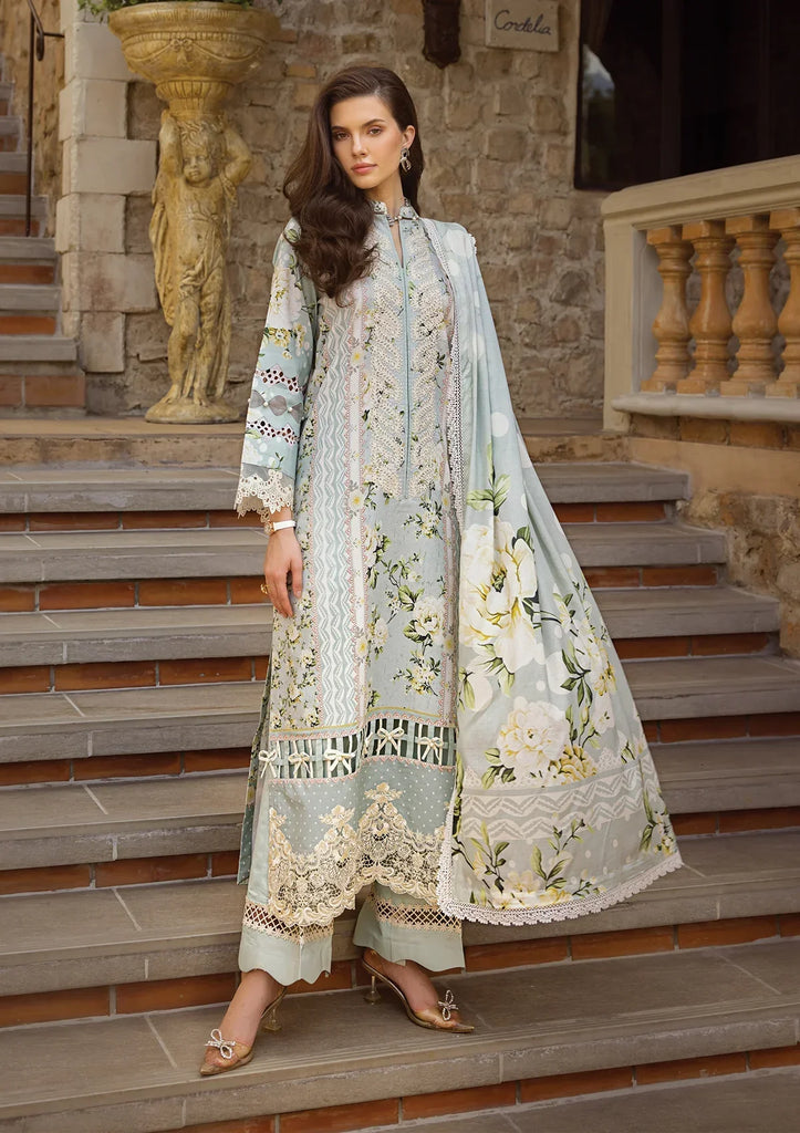 Elaf Chikankari Lawn Collection 2024 – ECT-05A WATERLILLY