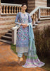 Elaf Chikankari Lawn Collection 2024 – ECT-03A OCEAN BLUE