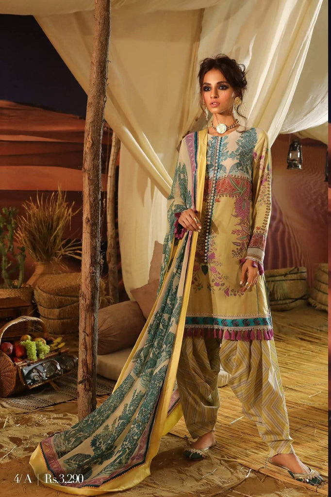 Sana Safinaz Mahay Lawn Collection 2019 – 4A