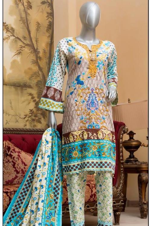 Aisha Sawera Embroidered Lawn Collection Vol-2 – 4A
