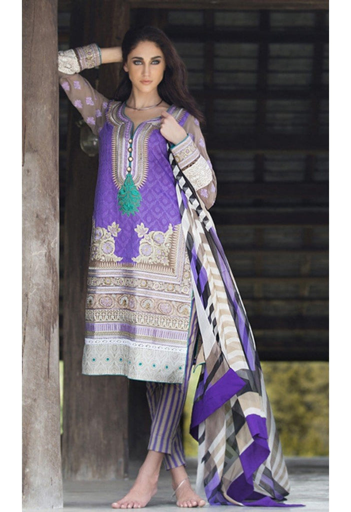 4B - Firdous Carnival Embroidered Collection 2015 - YourLibaas
