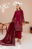 Farasha Mehak Festive Lawn Collection – Maroon Glare