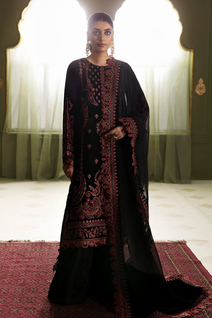 Baroque Embroidered Velvet Collection UF-468