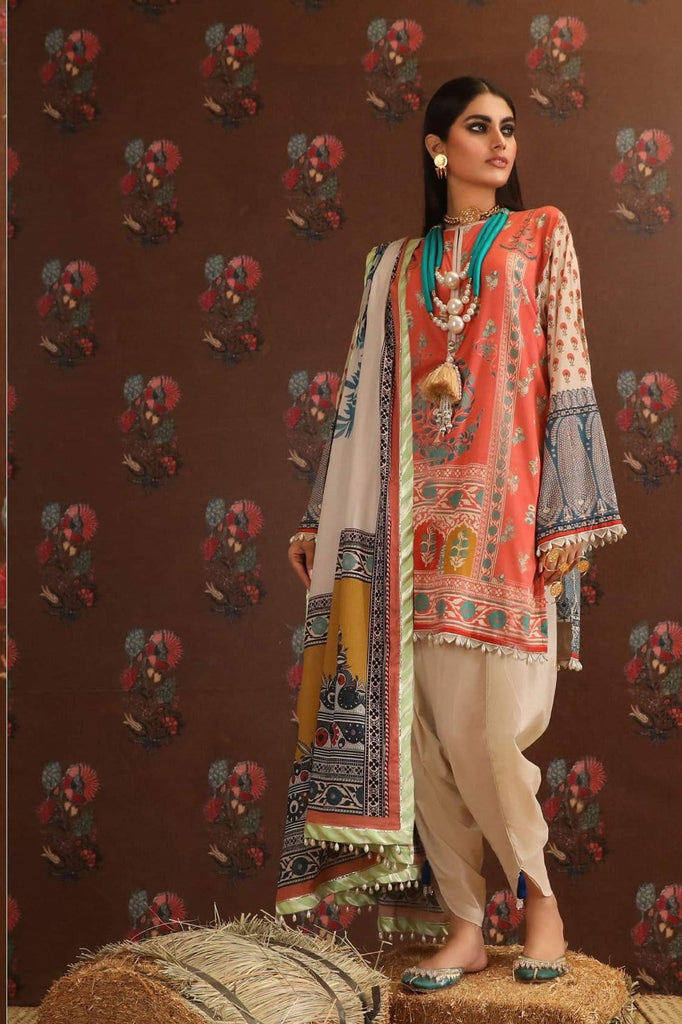 Sana Safinaz Mahay Lawn Collection 2019 – 5A