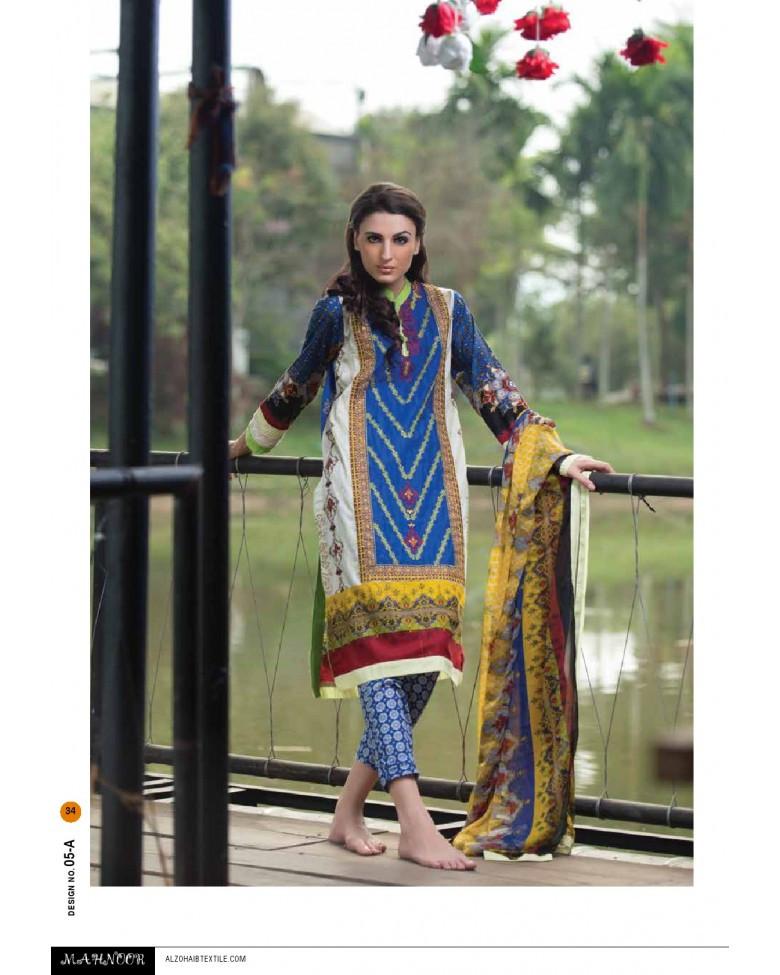 5A - Mahnoor Embroidered Collection 2015 - YourLibaas
 - 1