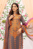 Charizma aniiq · Embroidered Lawn Suit With Embroidered Chiffon Dupatta – ANS-24