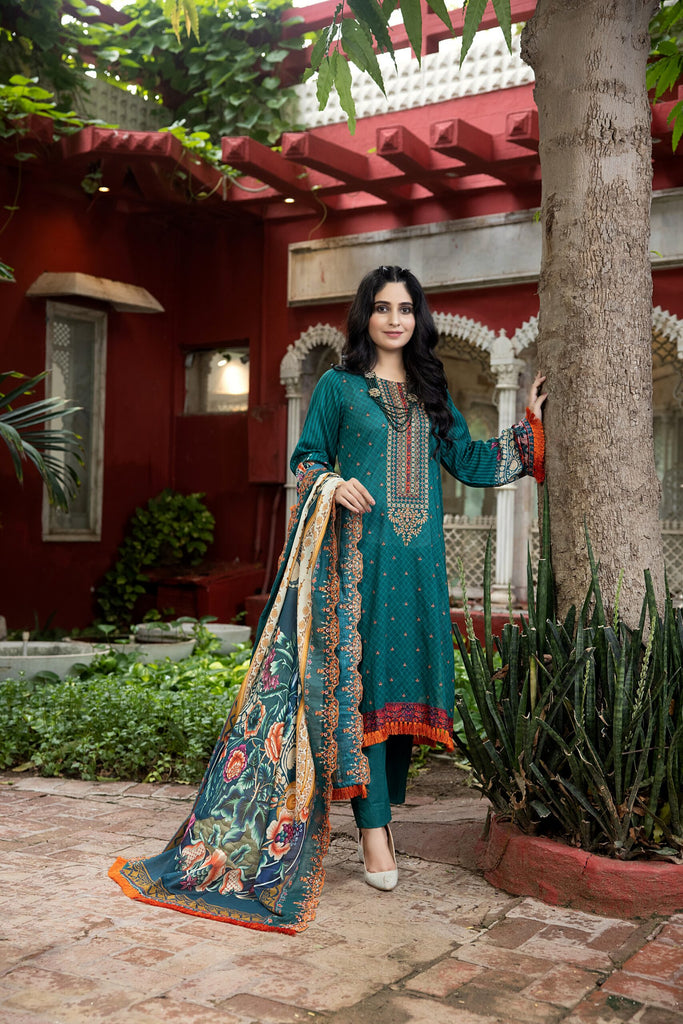 Salina Lawn Collection with Cutwork Dupatta – SCW-5