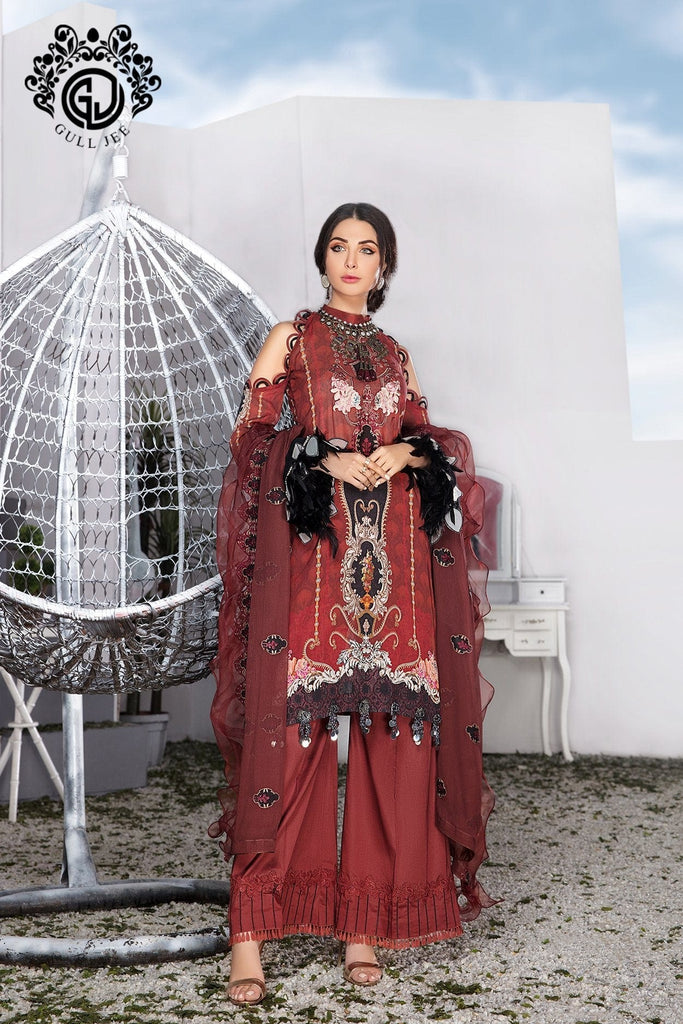 Morja Digital Swiss Embroidered Collection – Gradient shades