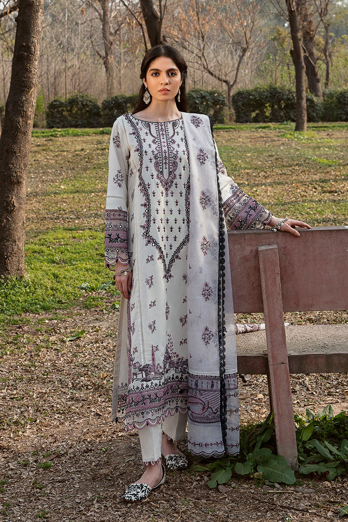 Qalamkar Qline Lawn Collection 2023 – AK-01 SIMA