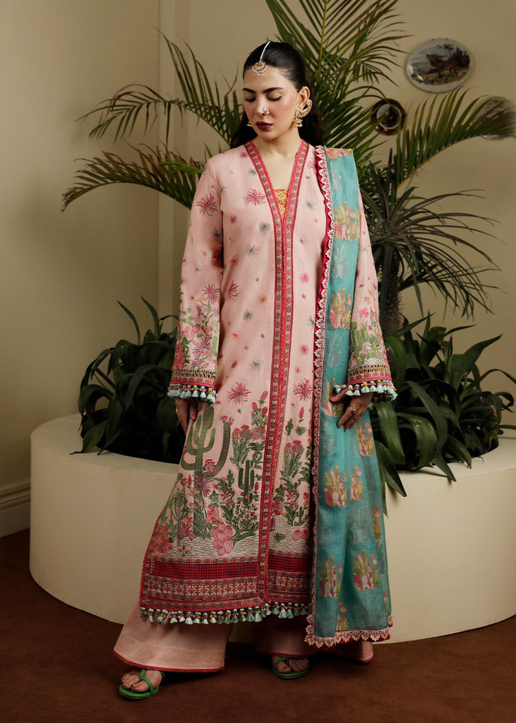 Hussain Rehar Luxury Lawn Festive Collection – Pembe