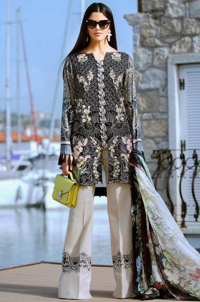 Shiza Hassan Luxury Lawn Collection '18 – Delphinium - 2A