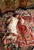 Crimson by Saira Shakira Luxury Lawn Collection 2021 – D7-B - Summer Blooms - Scarlet