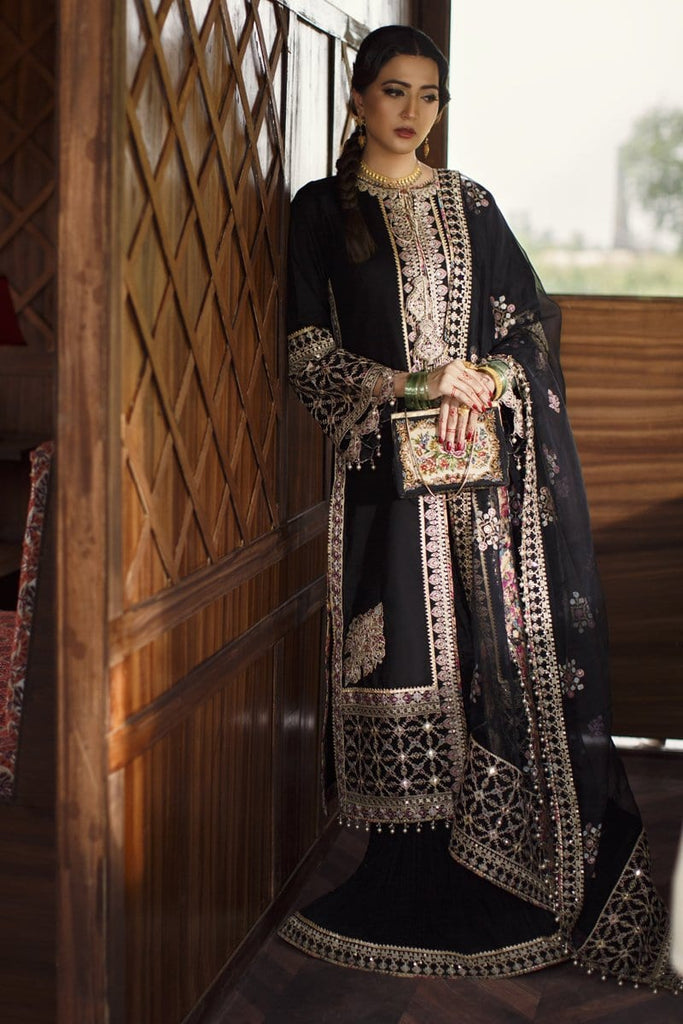 Qalamkar Luxury Festive Lawn Collection 2021 – FX-08