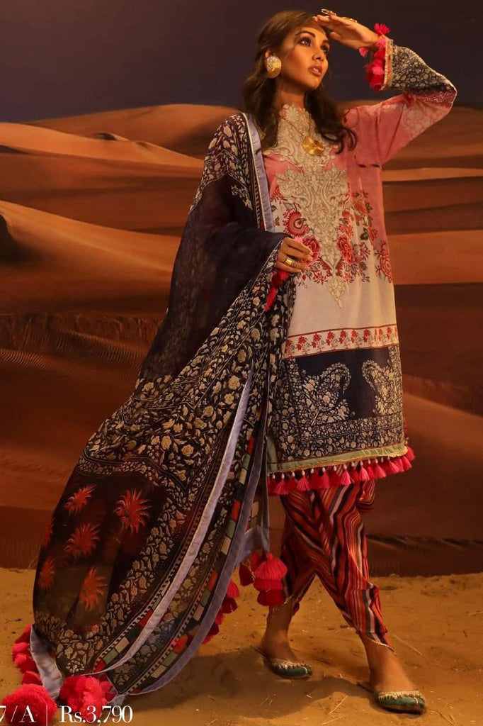 Sana Safinaz Mahay Lawn Collection 2019 – 7A